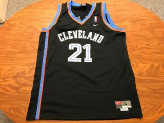 Mens Vintage Nike Cleveland Cavaliers Darius Miles Basketball Jersey Size Large