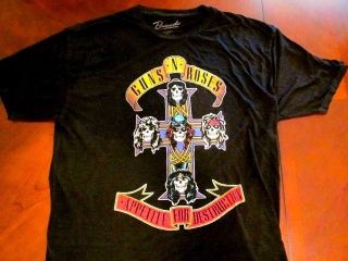 Vintage Guns N Roses Appetite For Destruction Tour Concert T Shirt - X - Large - Euc