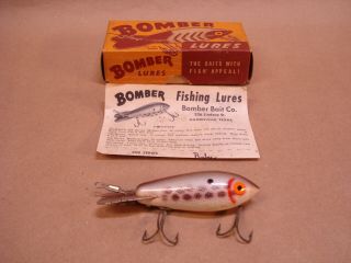 - Old - Stock Bomber Fishing Lure And Paperwork