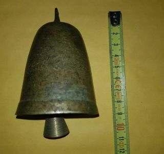 Handmade Antique Very Old Brass Cowbell Goat Sheep Bell Vintage