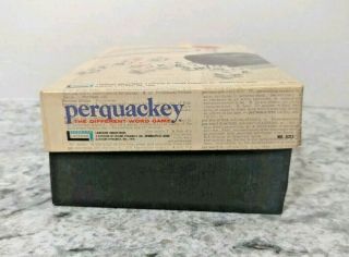 Vintage Perquackey No.  8313 Word Game Lakeside 1970 Box Complete 2