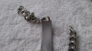 Heavy vintage sterling silver bracelet Kalbe 46 grams 8 