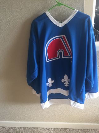 Quebec Nordiques Vintage Ccm Nhl Hockey Jersey Sz Xl