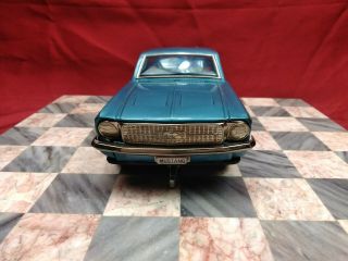 Vintage Tin Litho Battery Operated Ford Mustang Japan 5