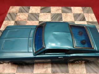 Vintage Tin Litho Battery Operated Ford Mustang Japan 6