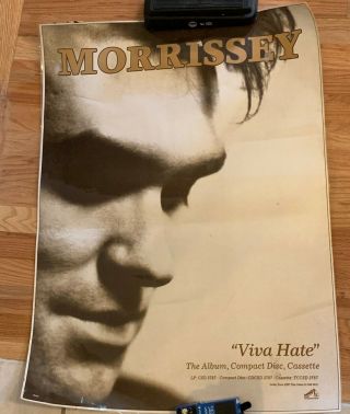 Vintage Morrissey Poster - Viva Hate,  1988 (the Smiths,  Moz,  80s,  Indie Rock)