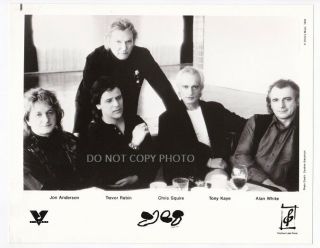 Vintage 1994 Press Photo Yes Rock Band Jon Anderson Chris Squire