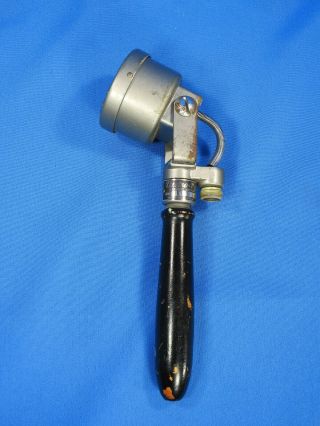 Vintage Electro - - Voice Dynamic Microphone With Wood Handle 610 Hiz