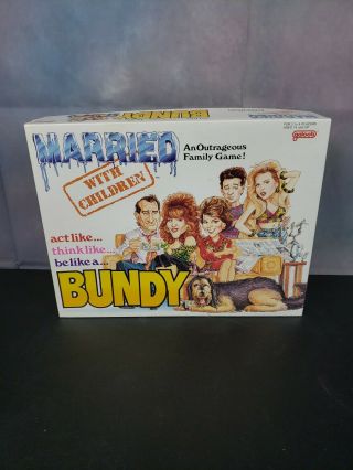 1990 Married With Children Complete Board Game Vintage Al Bundy Galoob Complete