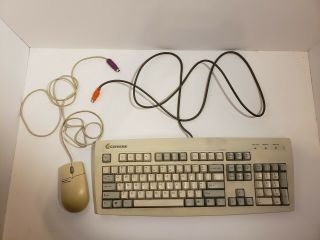 Keyboard Gateway 2000 Model 2196003 Wired & Intelli Mouse.  Vintage Retro 1998.