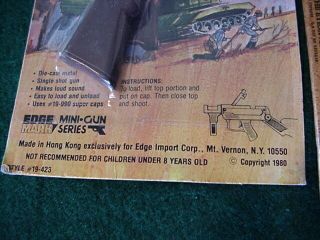 Vintage German Mp - 40 Die Cast Toy Cap Gun 4