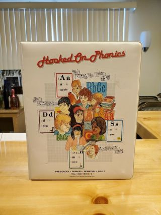 Hooked On Phonics Vintage Cassette Tape Reading Set With Books