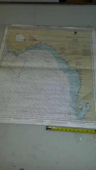Antique Vintage Nautical Chart Aeronautical Map Tampa Bay To Cape San Blas Fla