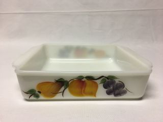 Vintage Fire - King Gay Fad Pattern Square Baking Dish 8 " 452