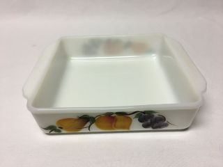 Vintage Fire - King Gay Fad Pattern Square Baking Dish 8 