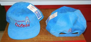 Vintage 1980’s Houston Oilers Corduroy Hat With Tags