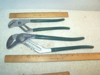 Two Vintage Diamalloy Groove - Joint U.  S.  A.  With The Horse Shoe Logo Pires