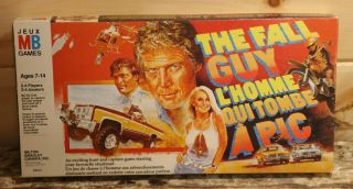 Vintage 1981 The Fall Guy Twentieth Century Fox Board Game Complete,