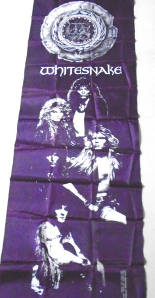 Whitesnake - Vintage Tapestry - Cond.  Door Size - 22 X 72 " Purple