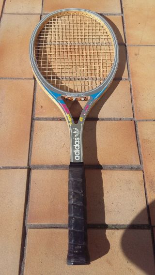 Vintage Adidas Ilie Nastase Club Tennis Racket Racquette