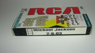 Rare Michael Jackson 20/20 Special Primetime Day With Vhs Tape As Blank Vtg