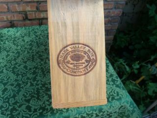 Vintage 100 Slot Napa Valley Box Company Wood Cassette Tape Rack Holder 4