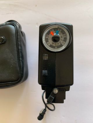 Vivitar Auto 252 Electronic Flash 35mm Camera W Vintage Bag 4