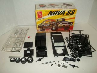 Amt Nova Ss Pro Stock Vintage 6556 1/25 Scale Model Kit Parts G23