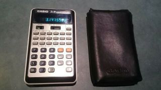 Casio Fx - 19 Vintage Scientific Calculator With Case