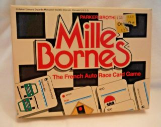 Vintage 1982 Mille Bornes Card Game Complete