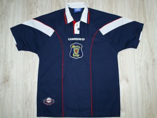 Authentic Vintage Umbro Scotland National Team 1996/97/98 L