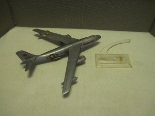 Vintage Aurora Assembled Plastic B47 Airplane Model With Stand 1960s?