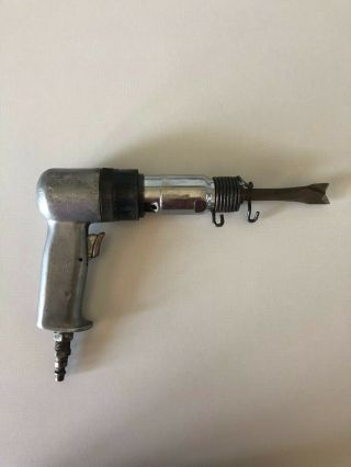 Vintage Chicago Pneumatic Heavy Duty Air Hammer With Chisel