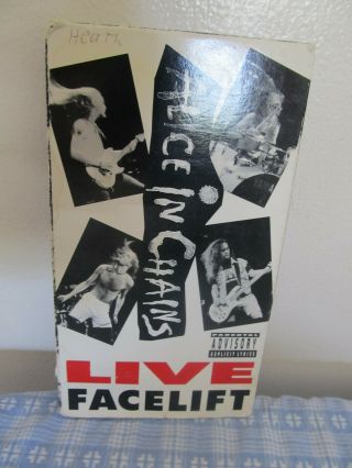Alice In Chains Facelift Live VHS Vintage 1991 5