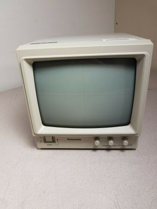 Vintage 1995 Panasonic Wv - Bm900 Monochrome Security System Monitor
