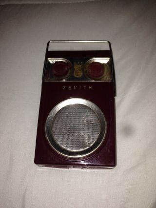 Vintage Zenith Royal 500 Am Transistor Radio - Parts Only - Not