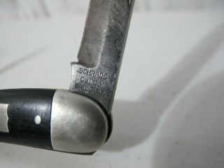Vtg.  Schrade Cut Co.  Walden NY 2 Blade Pocket Knife 2