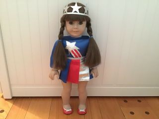 American Girl Molly Doll In Victory Dress 1990 