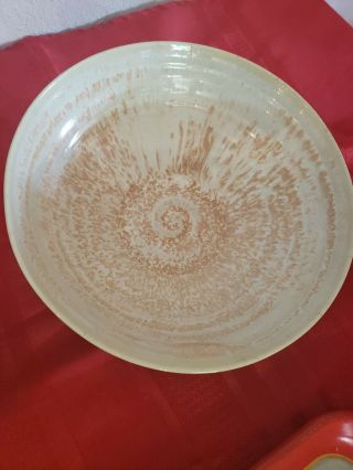 Vintage Studio Pottery Ceramic Bowl Signed