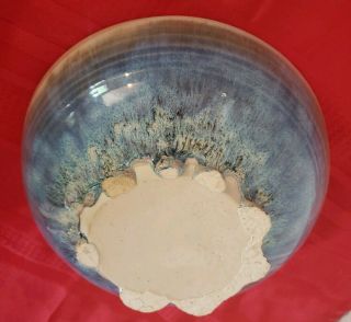 Vintage Studio Pottery Ceramic Bowl Signed 2