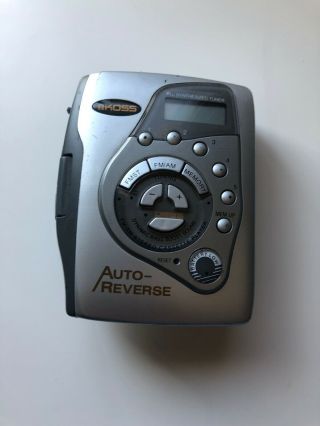 Vintage Koss Walkman Pp147 Am/fm Radio Auto Reverse Cassette Player