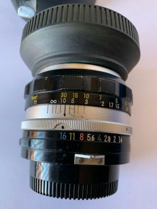 Nikon Nippon Kogaku Nikkor - S Auto 50mm F/1.  4 Vintage Lens 662659  - Japan 5