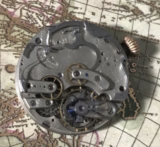 James Nardin Locle Chronograph Pocket Watch Movement