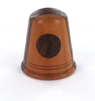 . Quality / Vintage Treen / Wooden Thimble