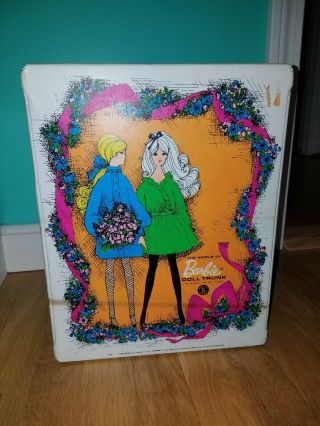 Barbie Doll Trunk Vintage 1968 Mattel The World Of Barbie Case,  Clothes And Doll