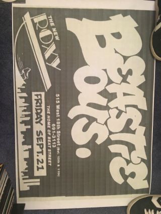 Vintage Beastie Boys Roxy Event Poster Rare Hip Hop