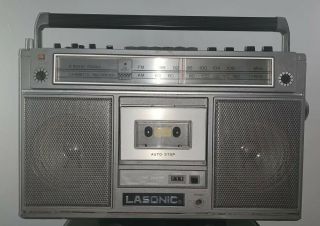 Vintage Lasonic Trc 909 Stereo Fm/am Radio Cassette Recorder