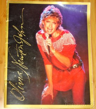 Vintage 1992 Olivia Newton - John Concert Tour Program Book