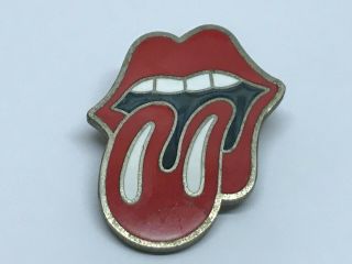 Vtg Big Licks 1994 Rolling Stones Concert Enamel Metal Hat Pin Tongue Mouth