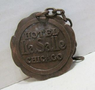Hotel Lasalle Chicago Illinois Il Vintage C.  1920 